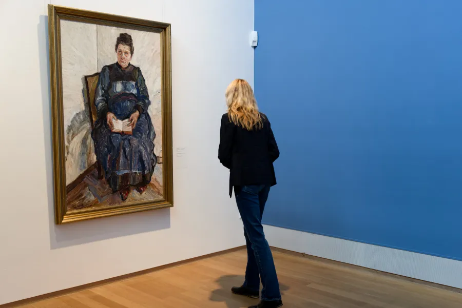 Neu im Haus: das Porträt der Mutter von Josef Scharl aus dem Jahr 1922