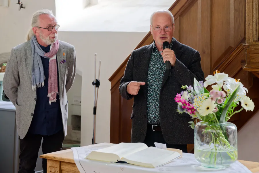 Eröffneten das Konzert: Festivalleiter Siek Postma und Gemeindepastor Frederik Koßmann