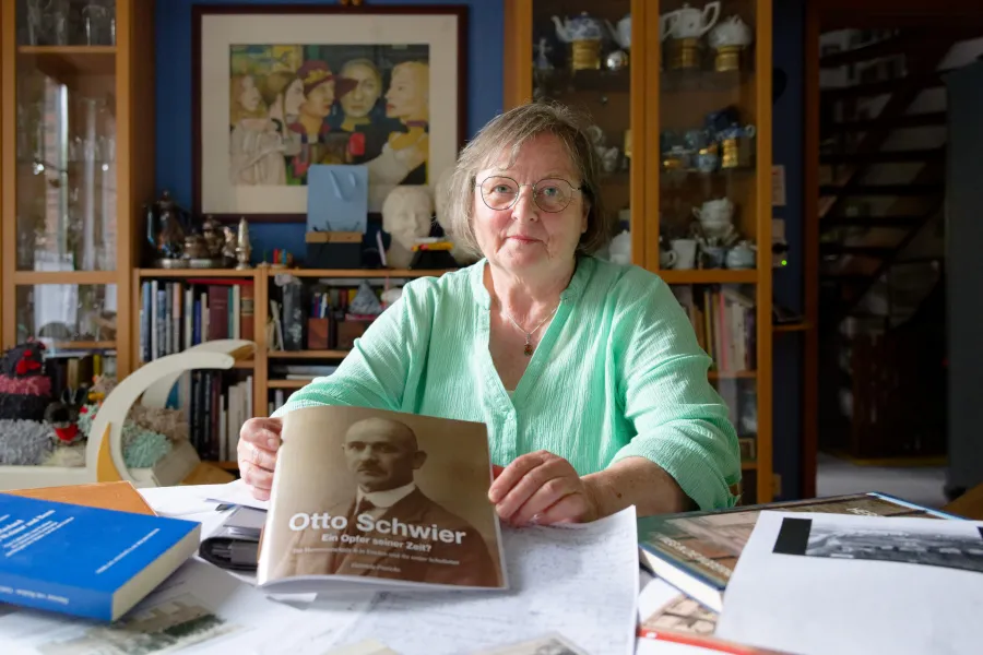 Befasste sich intensiv mit Leben und Sterben von Otto Schwier: Gabriele Frerichs
