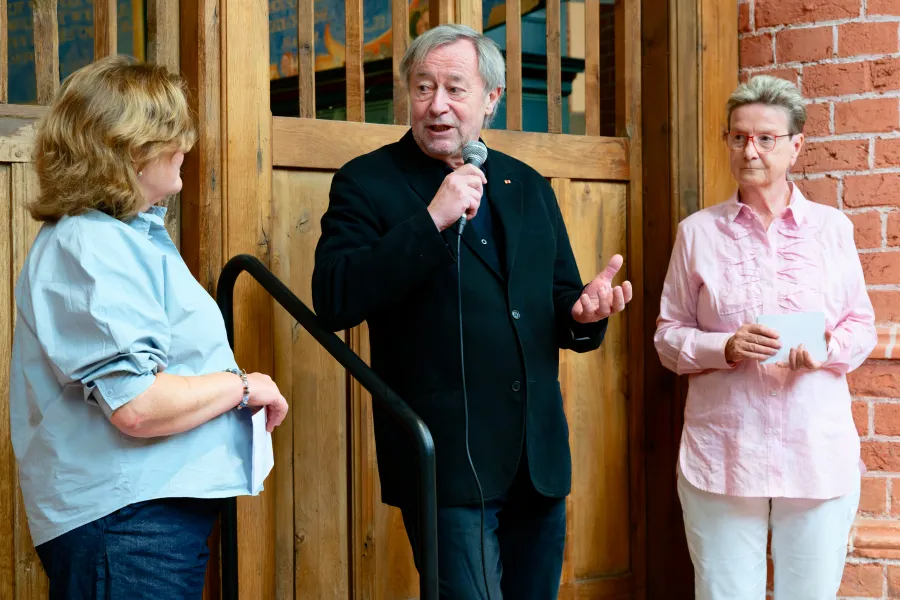 Michaela Kruse und Herma Heyken interviewen Herbert Müller