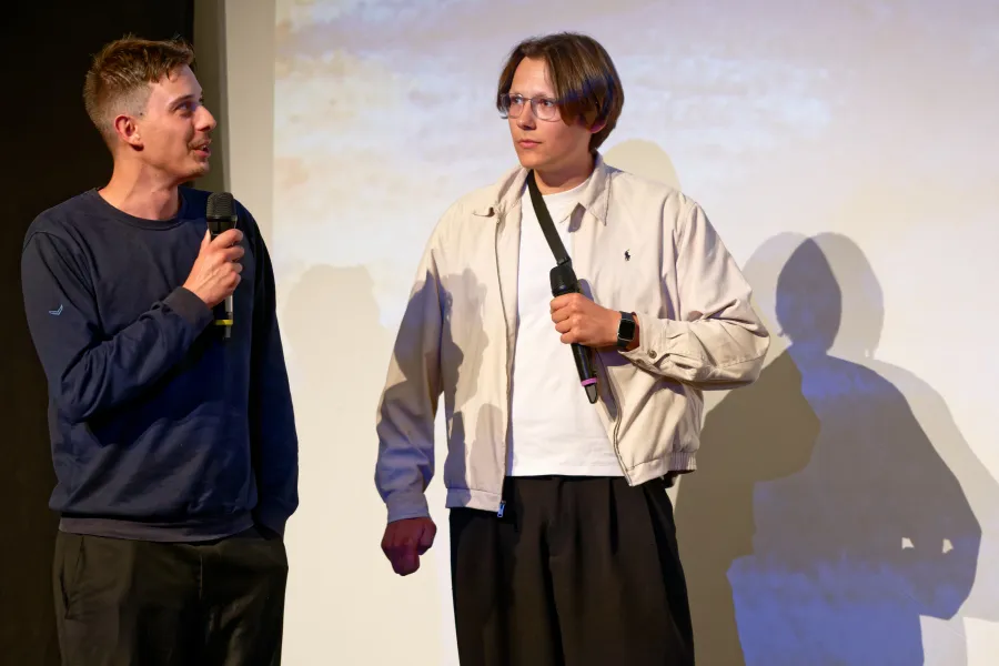 Kannten das Festival vor Beginn der Arbeiten nicht, lernten es aber beim Dreh intensiv kennen: Max Gies und Zoran Alexander Garic von der AZ Media Gate