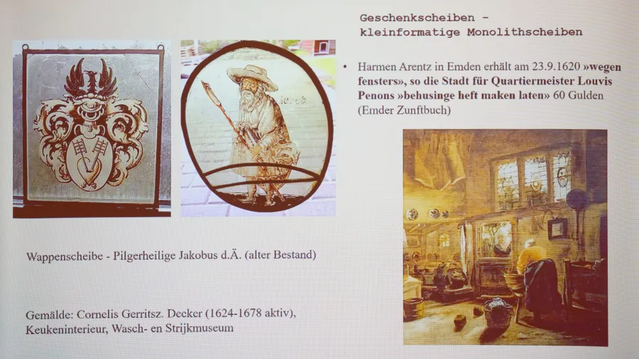 Beispiel für eine sogenannte Geschenk- oder Monolithscheibe, die zu besonderen Gelegenheiten vergeben wurden