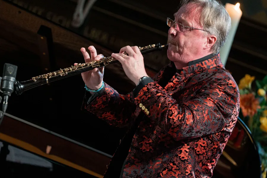 Moderierte und spielte: Oboist Albrecht Mayer