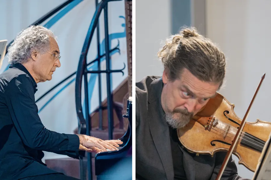 Studien der beiden Musiker Kirschnereit und Tetzlaff