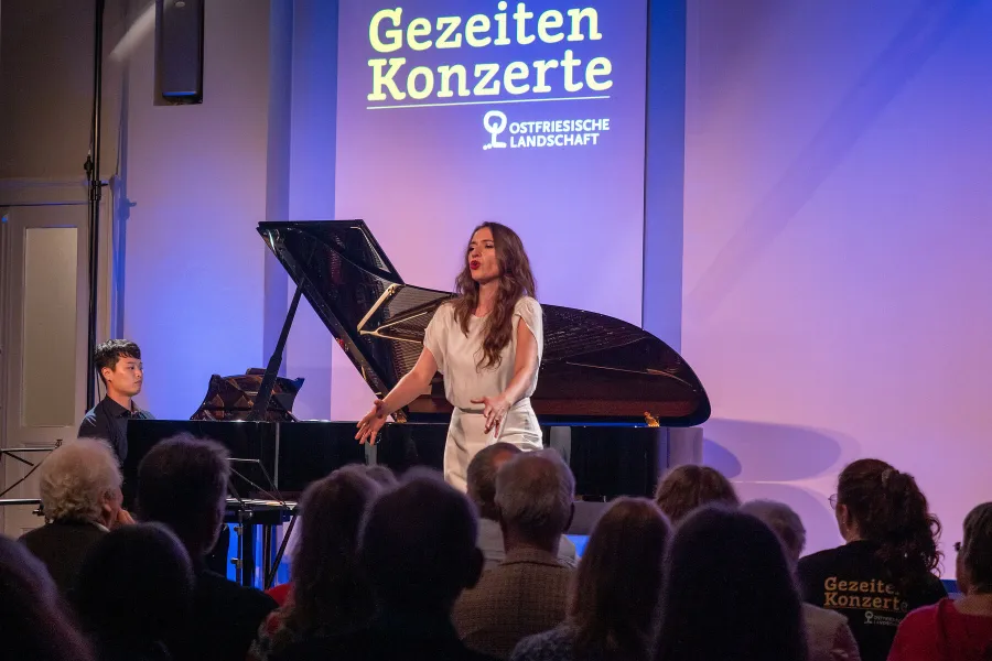 Großer Sopran und wunderbarer Piano-Begleiter: Felicitas Wrede und Seunghun Shin
